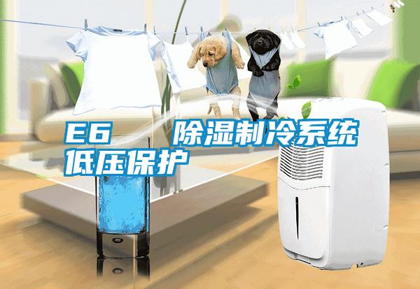 E6   除濕制冷系統(tǒng)低壓保護