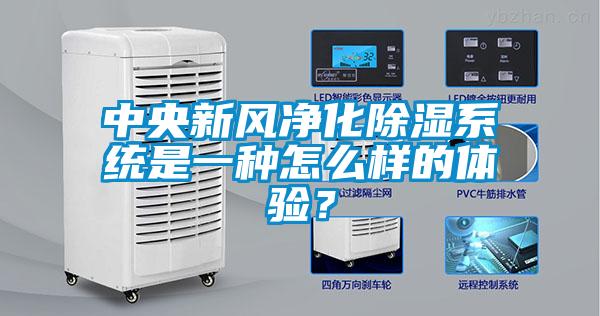 中央新風(fēng)凈化除濕系統(tǒng)是一種怎么樣的體驗(yàn)？