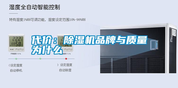 代價：除濕機(jī)品牌與質(zhì)量為什么