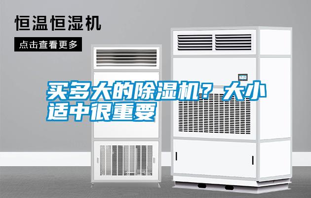 買多大的除濕機？大小適中很重要