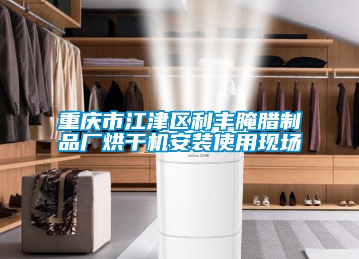 重慶市江津區(qū)利豐腌臘制品廠烘干機安裝使用現(xiàn)場