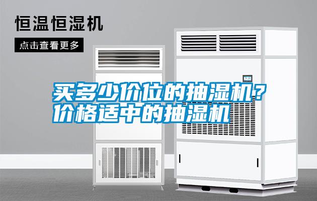 買多少價位的抽濕機(jī)？價格適中的抽濕機(jī)
