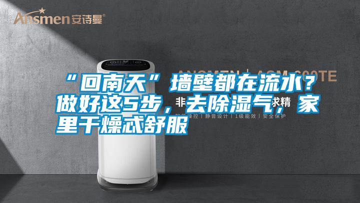 “回南天”墻壁都在流水？做好這5步，去除濕氣，家里干燥忒舒服