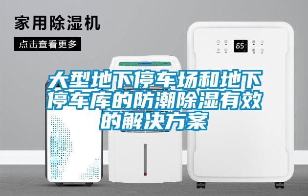 大型地下停車(chē)場(chǎng)和地下停車(chē)庫(kù)的防潮除濕有效的解決方案