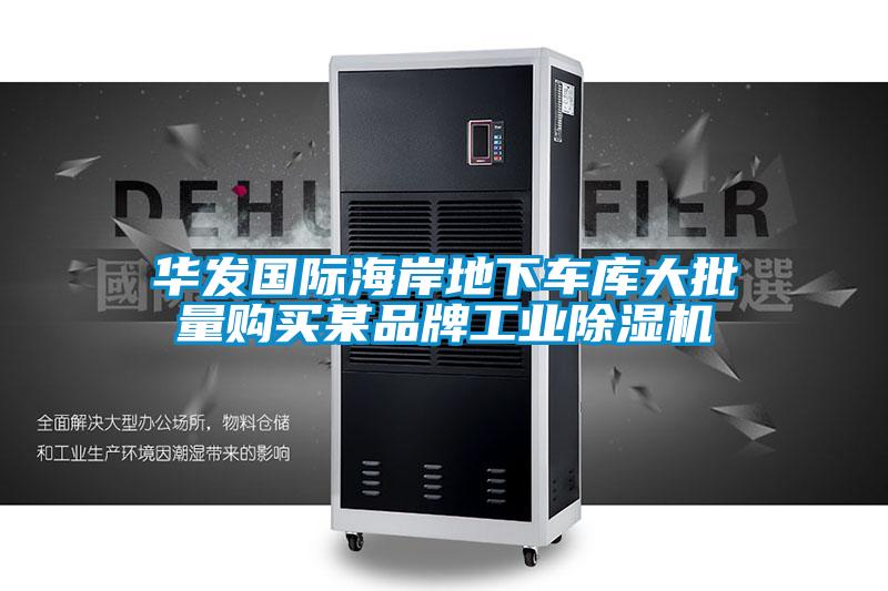 華發(fā)國際海岸地下車庫大批量購買某品牌工業(yè)除濕機(jī)