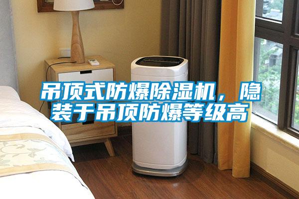 吊頂式防爆除濕機，隱裝于吊頂防爆等級高