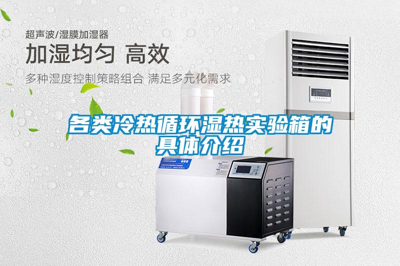 各類冷熱循環(huán)濕熱實(shí)驗(yàn)箱的具體介紹