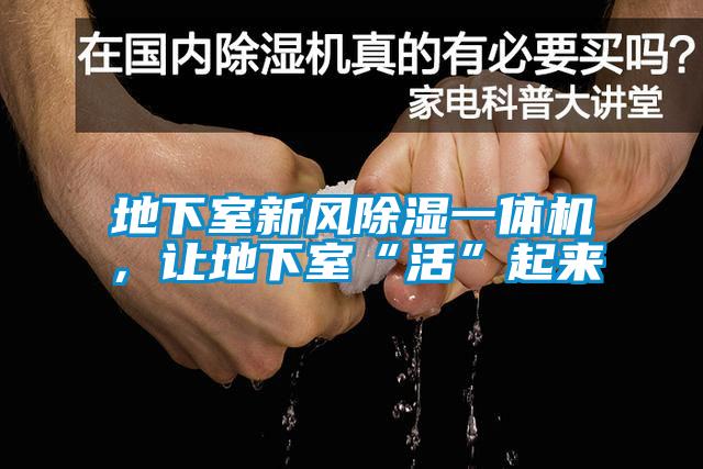 地下室新風(fēng)除濕一體機(jī)，讓地下室“活”起來(lái)