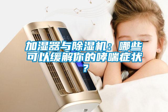 加濕器與除濕機(jī)：哪些可以緩解你的哮喘癥狀？