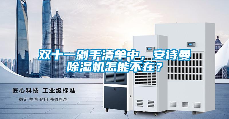 雙十一剁手清單中，安詩曼除濕機(jī)怎能不在？