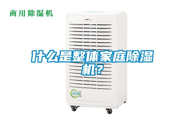 什么是整體家庭除濕機(jī)？