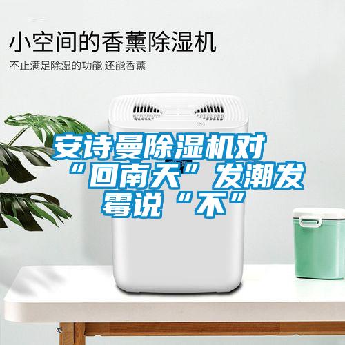 安詩曼除濕機(jī)對“回南天”發(fā)潮發(fā)霉說“不”