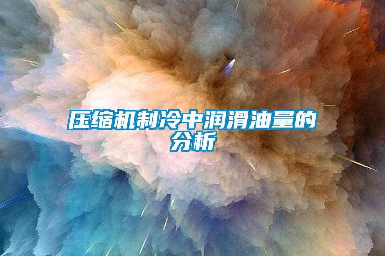 壓縮機(jī)制冷中潤(rùn)滑油量的分析