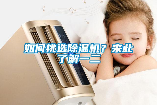 如何挑選除濕機(jī)？來(lái)此了解一二