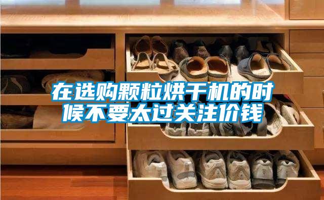 在選購顆粒烘干機(jī)的時(shí)候不要太過關(guān)注價(jià)錢