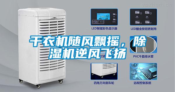 干衣機(jī)隨風(fēng)飄搖，除濕機(jī)逆風(fēng)飛揚(yáng)