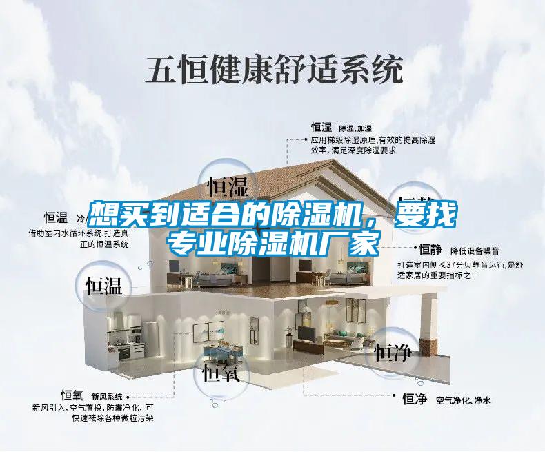 想買到適合的除濕機，要找專業(yè)除濕機廠家