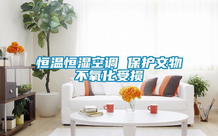 恒溫恒濕空調(diào) 保護(hù)文物不氧化受損