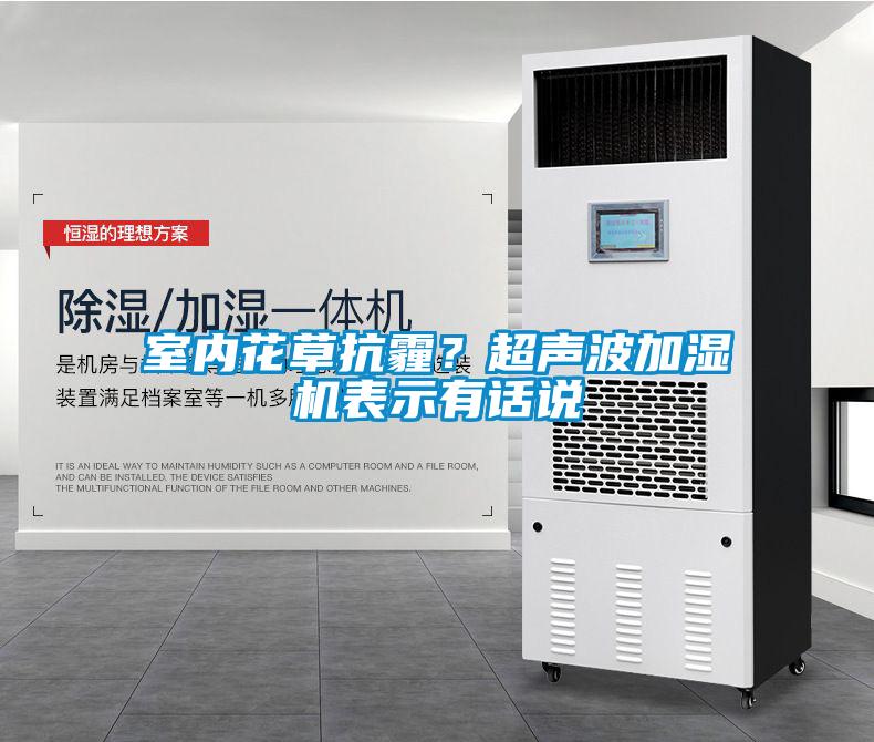 室內(nèi)花草抗霾？超聲波加濕機表示有話說