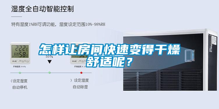 怎樣讓房間快速變得干燥舒適呢？
