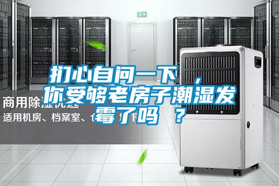 捫心自問一下 ， 你受夠老房子潮濕發(fā)霉了嗎 ？