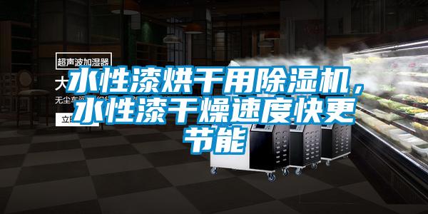水性漆烘干用除濕機，水性漆干燥速度快更節(jié)能