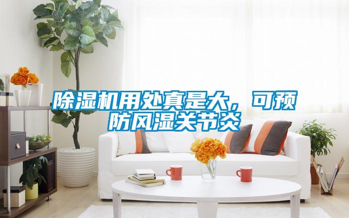 除濕機(jī)用處真是大，可預(yù)防風(fēng)濕關(guān)節(jié)炎