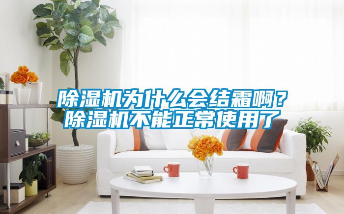 除濕機(jī)為什么會(huì)結(jié)霜?。砍凉駲C(jī)不能正常使用了