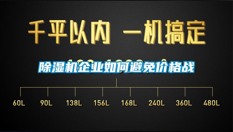 除濕機(jī)企業(yè)如何避免價格戰(zhàn)