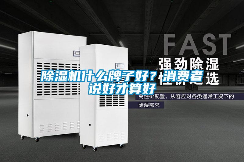 除濕機(jī)什么牌子好？消費(fèi)者說好才算好