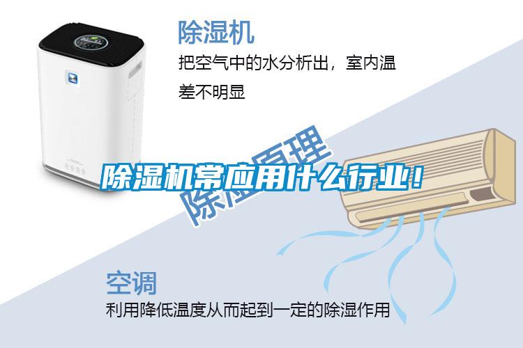 除濕機(jī)常應(yīng)用什么行業(yè)！