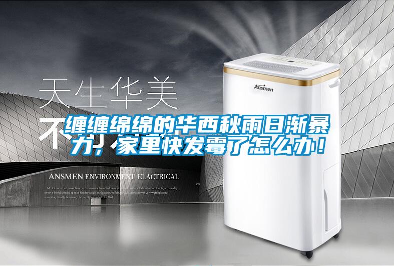 纏纏綿綿的華西秋雨日漸暴力，家里快發(fā)霉了怎么辦！
