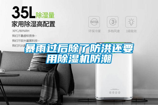 暴雨過(guò)后除了防洪還要用除濕機(jī)防潮