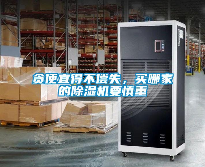 貪便宜得不償失，買哪家的除濕機要慎重