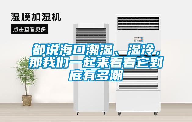 都說海口潮濕、濕冷，那我們一起來看看它到底有多潮