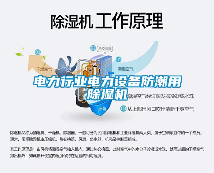 電力行業(yè)電力設(shè)備防潮用除濕機(jī)
