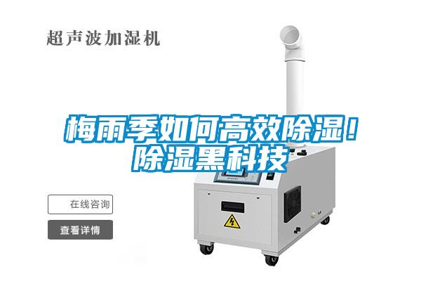 梅雨季如何高效除濕！除濕黑科技
