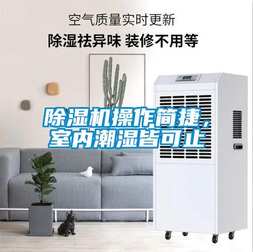 除濕機(jī)操作簡(jiǎn)捷，室內(nèi)潮濕皆可止