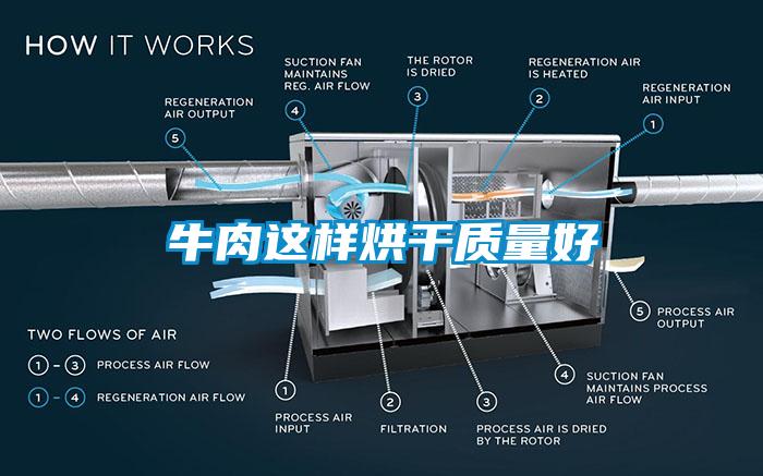 牛肉這樣烘干質(zhì)量好