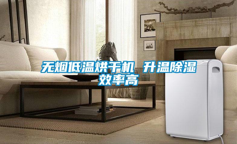 無煙低溫烘干機(jī) 升溫除濕效率高