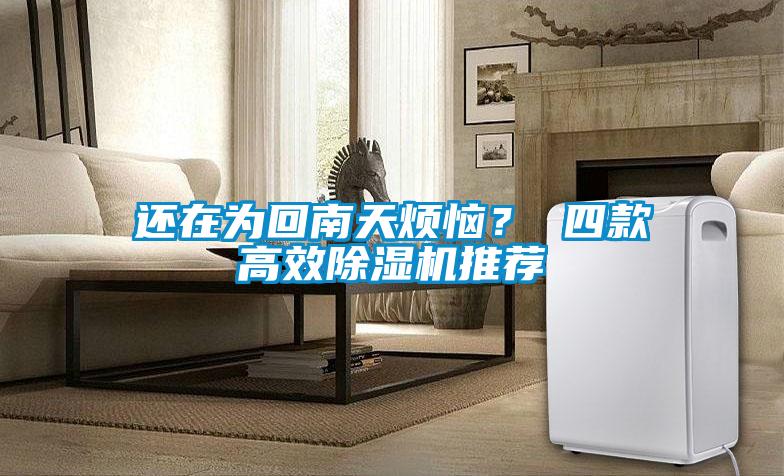 還在為回南天煩惱？ 四款高效除濕機推薦