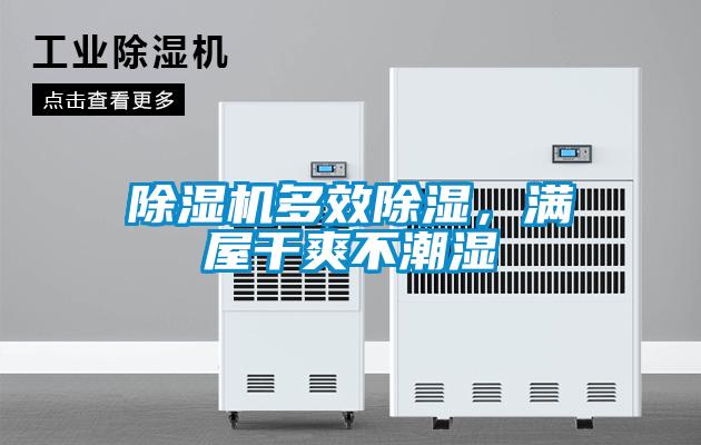 除濕機多效除濕，滿屋干爽不潮濕