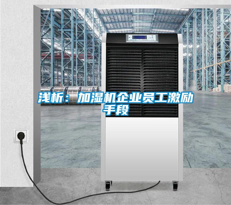 淺析：加濕機(jī)企業(yè)員工激勵(lì)手段