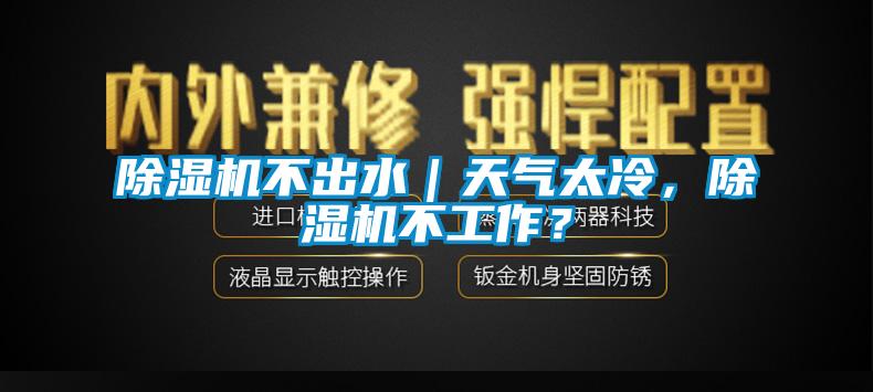 除濕機不出水｜天氣太冷，除濕機不工作？