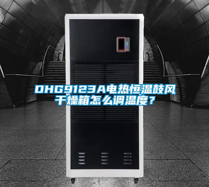 DHG9123A電熱恒溫鼓風干燥箱怎么調溫度？