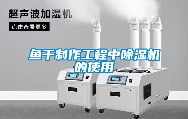 魚干制作工程中除濕機(jī)的使用
