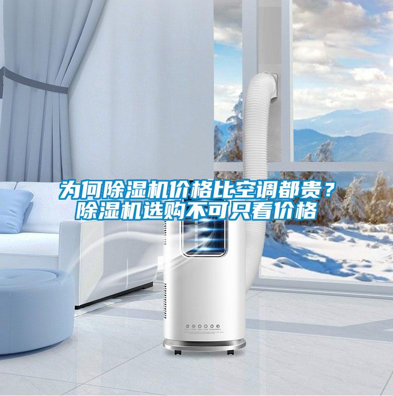 為何除濕機價格比空調(diào)都貴？除濕機選購不可只看價格