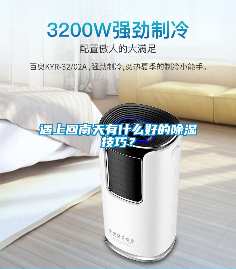 遇上回南天有什么好的除濕技巧？