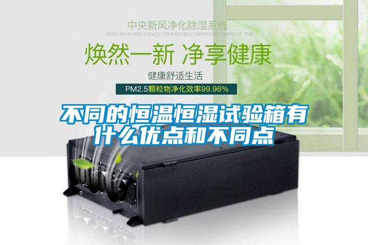 不同的恒溫恒濕試驗箱有什么優(yōu)點和不同點