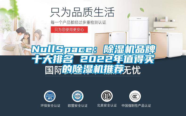 NullSpace：除濕機(jī)品牌十大排名 2022年值得買的除濕機(jī)推薦